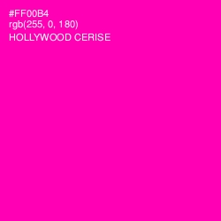 #FF00B4 - Hollywood Cerise Color Image